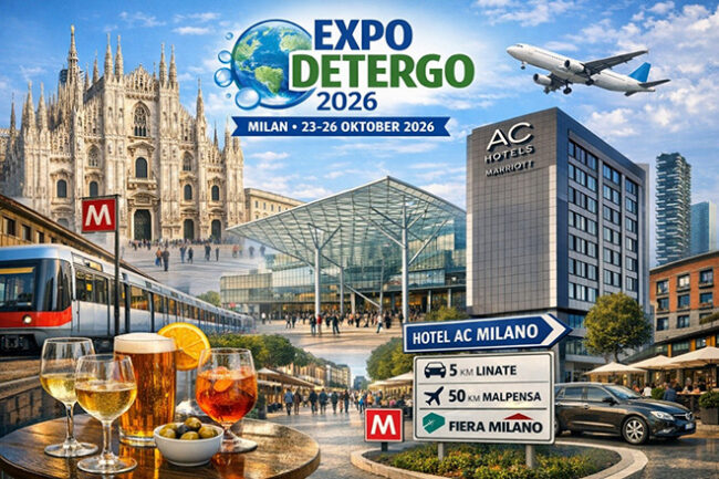 Boek nu een hotel voor Expo Detergo. Let op: de deadline voor korting nadert!